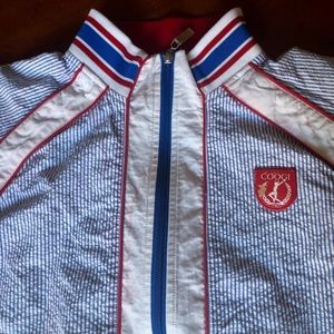 Men’s striped coogi jacket